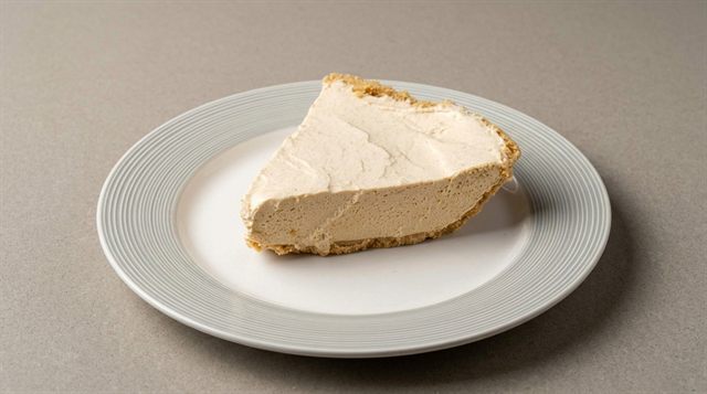 Slice of peanut butter pie at Betty's Bar-B-Q in Anniston, AL